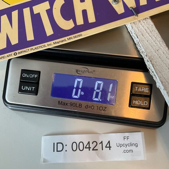 Vintage Impact Plastics 1999 Halloween Yard Sign Witch Way Retro - Picture 9 of 9